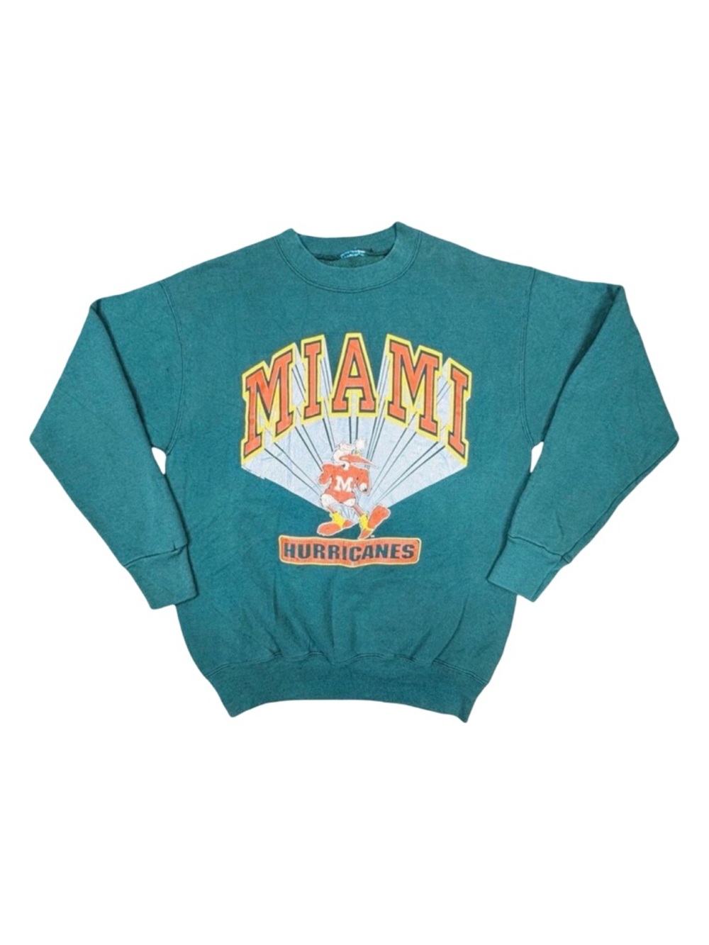 Vintage Trau & Loevner Inc. Miami Hurricanes Crew Neck Sweatshirt